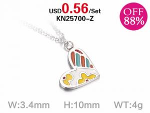 Loss Promotion Stainless Steel Necklaces Weekly Special - KN25700-Z