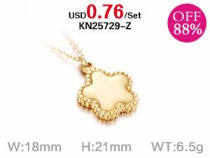 Loss Promotion Stainless Steel Necklaces Weekly Special - KN25729-Z