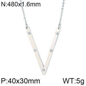 Stainless Steel Necklace - KN27471-K