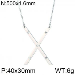 Stainless Steel Necklace - KN27473-K