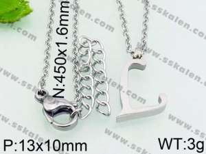 Stainless Steel Necklace - KN27565-JE
