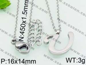 Stainless Steel Necklace - KN27574-JE