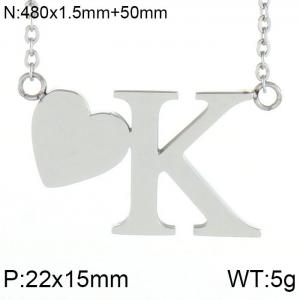 Stainless Steel Necklace - KN27620-K