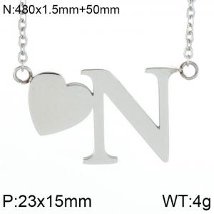 Stainless Steel Necklace - KN27623-K