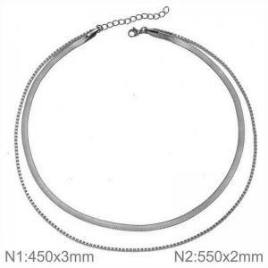 Stainless Steel Necklace - KN282575-Z