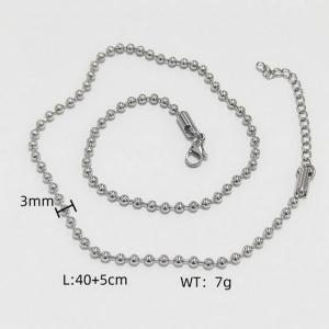 Stainless Steel Necklace - KN282577-Z