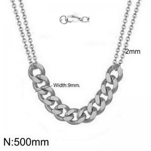 Stainless Steel Necklace - KN282657-Z