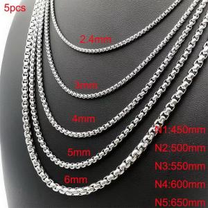 Stainless Steel Necklace - KN282659-Z