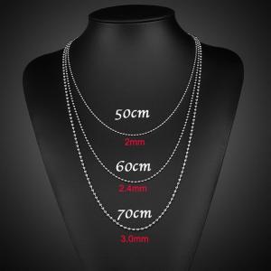 Stainless Steel Necklace - KN282661-Z