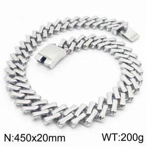 Stainless Steel Necklace - KN282964-KJX