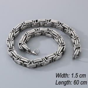 Stainless Steel Necklace - KN283018-JG