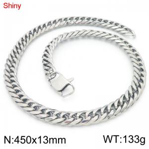 Stainless Steel Necklace - KN283476-Z