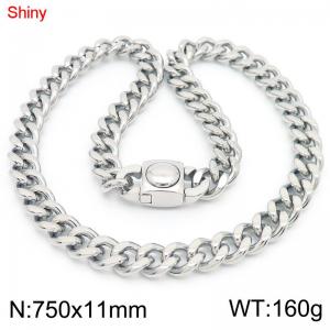 Stainless Steel Necklace - KN283538-Z