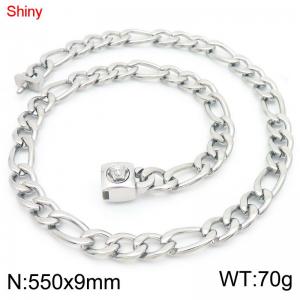 Stainless Steel Necklace - KN283618-Z
