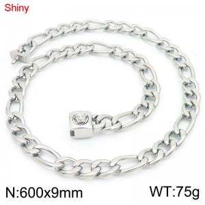 Stainless Steel Necklace - KN283619-Z