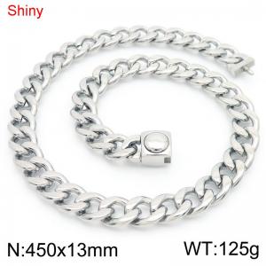 Stainless Steel Necklace - KN283840-Z