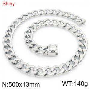Stainless Steel Necklace - KN283841-Z
