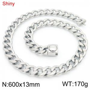 Stainless Steel Necklace - KN283843-Z