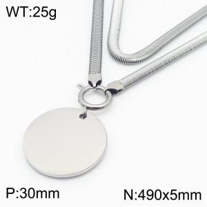 Stainless Steel Necklace - KN283985-Z