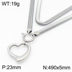 Stainless Steel Necklace - KN283989-Z