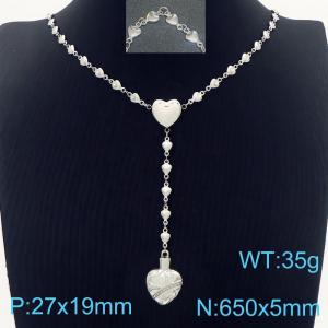 Stainless Steel Necklace - KN284061-Z