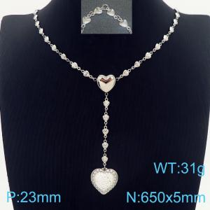 Stainless Steel Necklace - KN284065-Z