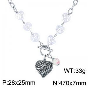 Stainless Steel Necklace - KN284114-NJ