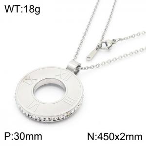 Stainless Steel Necklace - KN28512-K
