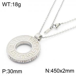 Stainless Steel Necklace - KN28513-K