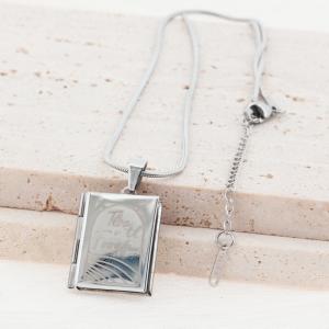Stainless Steel Necklace - KN286011-SP