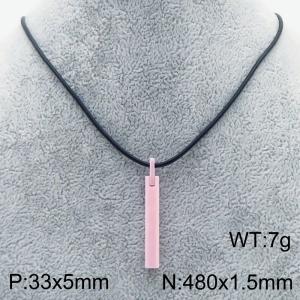 Stainless steel with Ceramic Necklace - KN286362-TS