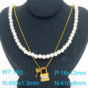 Bead Necklace - KN287076-SP