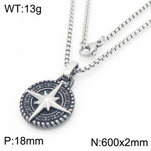 Stainless Steel Necklace - KN287524-AQ