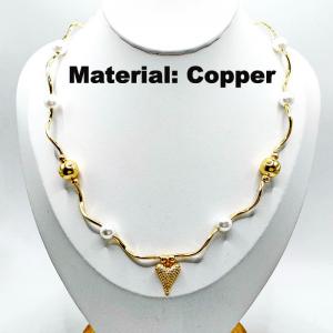 Copper Necklace - KN288957-TJG