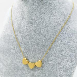 SS Gold-Plating Necklace - KN289149-SP
