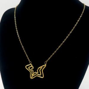 SS Gold-Plating Necklace - KN289168-SP