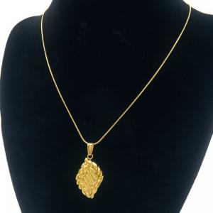 SS Gold-Plating Necklace - KN289432-MI