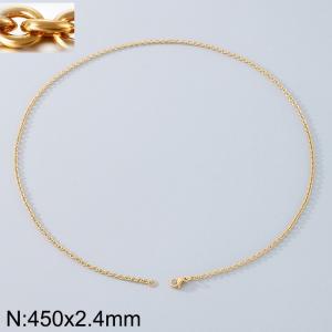 Stainless steel O-chain necklace - KN290157-Z