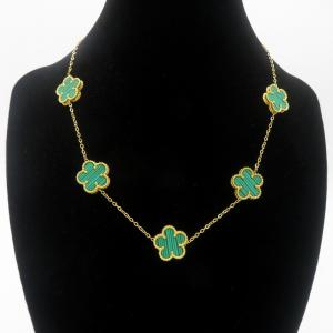 SS Gold-Plating Necklace - KN290968-HM