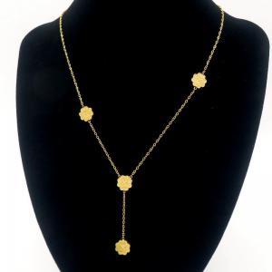 SS Gold-Plating Necklace - KN291223-HM
