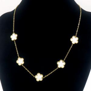 SS Gold-Plating Necklace - KN291228-JC