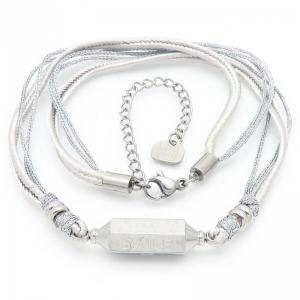 Stainless Steel Necklace - KN291645-QY