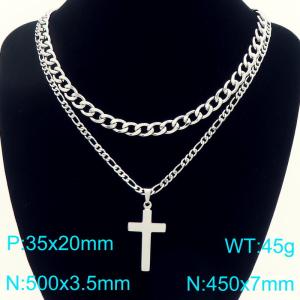 Stainless Steel Necklace - KN292218-Z