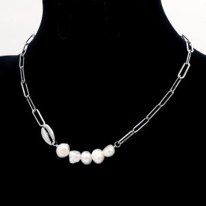 Stainless Steel Necklace - KN292250-QY