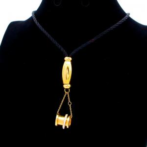 SS Gold-Plating Necklace - KN292253-QY