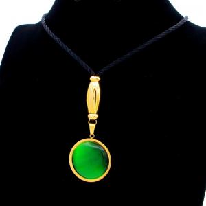 SS Gold-Plating Necklace - KN292255-QY