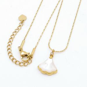 SS Gold-Plating Necklace - KN292475-HM