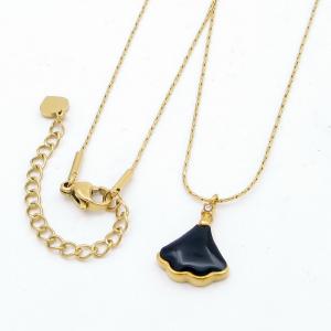 SS Gold-Plating Necklace - KN292481-HM
