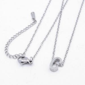 Letter Necklace - KN292647-HDJ