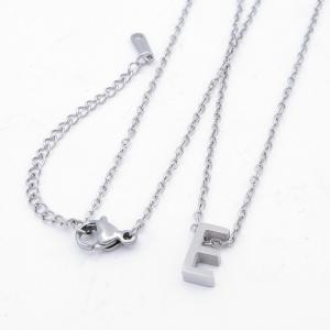 Letter Necklace - KN292649-HDJ
